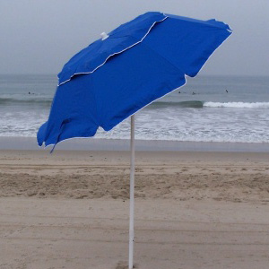 umbrella assembled ready for use